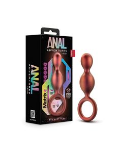 Blush Anal Adventures Matrix Duo Loop Plug - Copper