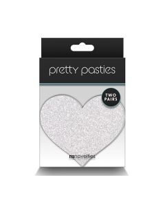 Pretty Pasties Glitter Hearts - 2 Pair